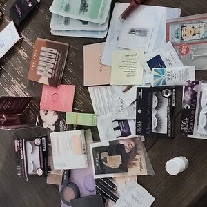 A mix of Skincare/cosmetics/fragrences/face Masks/